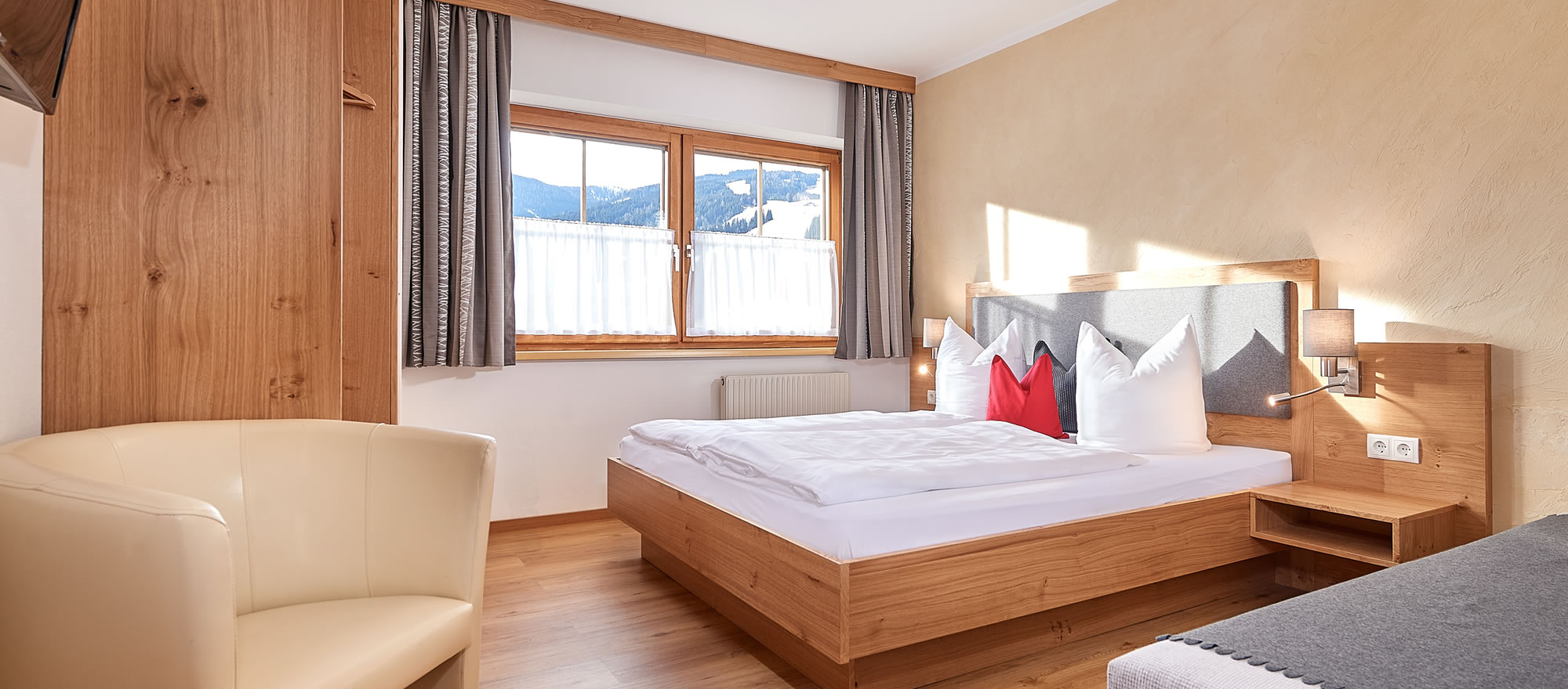 Gemütliche Wohnküche in Appartements Kirchner, Flachau